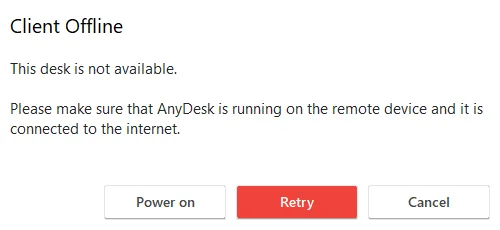 Anydesk WOL